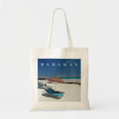 Bahamas Harbour Island - canvas tas voor strandzon (Voorkant)