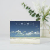Bahamas Harbour zee en sky uitzicht briefkaart (Staand voorkant)