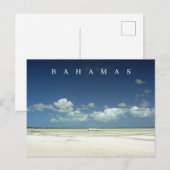 Bahamas Harbour zee en sky uitzicht briefkaart (Voorkant / Achterkant)