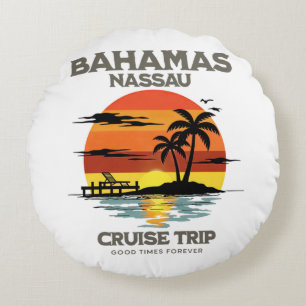 Bahama's haven-cruise zonsondergang rond kussen