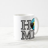 Bahamas is thuisglimlachende vlaggenhuisWarmer Koffiemok (Voorkant rechts)