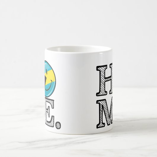 Bahamas is thuisglimlachende vlaggenhuisWarmer Koffiemok (Center)
