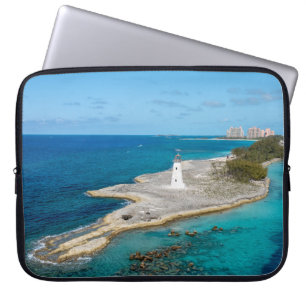 Bahamas Island Vuurtoren Laptop Mouw Sleeve