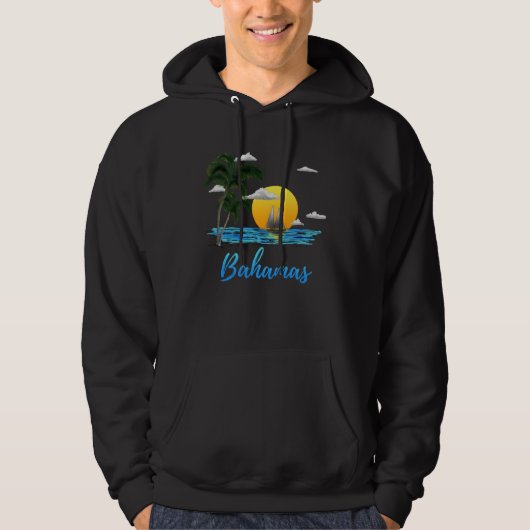 Bahamas Islands Vacation Hoodie (Voorkant)
