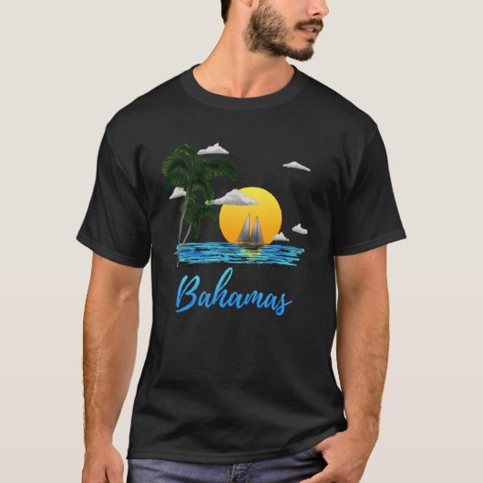 Bahamas Islands Vacation T-shirt (Voorkant)
