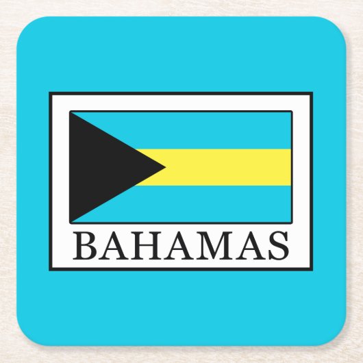 Bahamas Kartonnen Onderzetters (Voorkant)