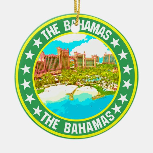 Bahamas Keramisch Ornament (Voorkant)