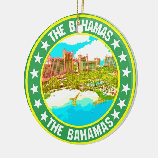 Bahamas Keramisch Ornament (Links)