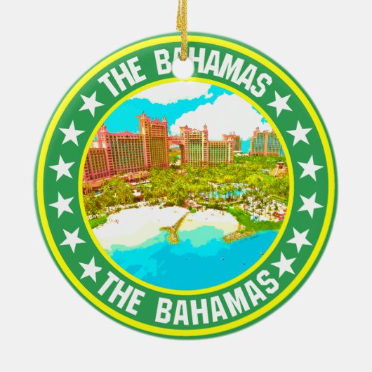 Bahamas Keramisch Ornament (Achterkant)