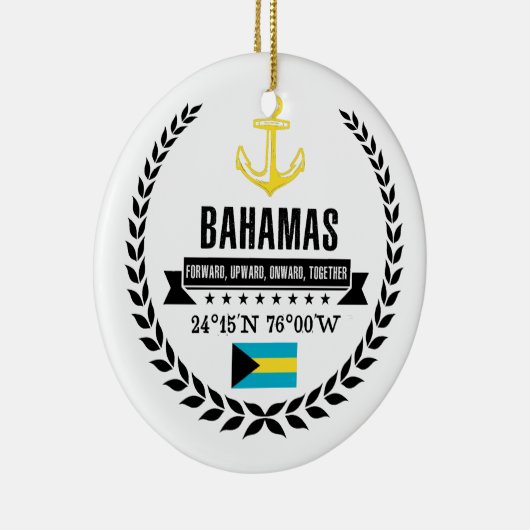 Bahamas Keramisch Ornament (Rechts)