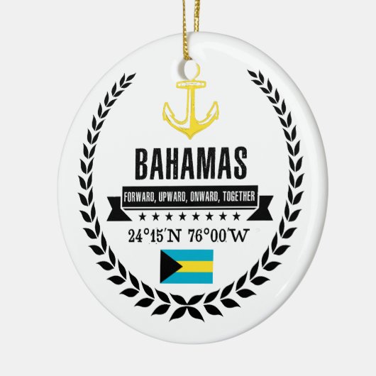 Bahamas Keramisch Ornament (Links)