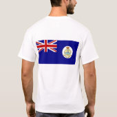Bahamas koloniale vlag T T-shirt (Achterkant)