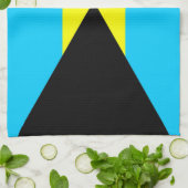 Bahama's land vlag handdoek (Gevouwen)
