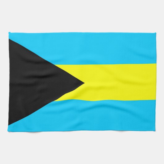 Bahama's land vlag handdoek (Horizontaal)