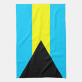 Bahama's land vlag handdoek (Verticaal)