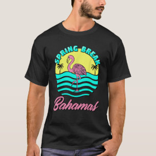 Bahamas Lente Break Zonsondergang Grafisch Logo Fa T-shirt