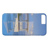 Bahamas, Long Island, prieel dat zich spiegelt in  Case-Mate iPhone Case (Achterkant (Horizontaal))