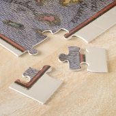 Bahamas Map Vintage Ships Naval Battle Caribbean Legpuzzel (Zijkant)