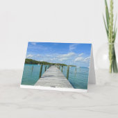 Bahamas Marina, Great Abaco Island Card Kaart (Achterkant)
