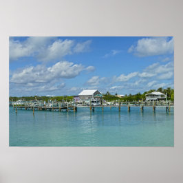 Bahamas Marina, Great Abaco Island Poster