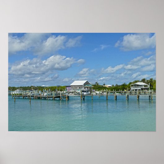 Bahamas Marina, Great Abaco Island Poster (Voorkant)