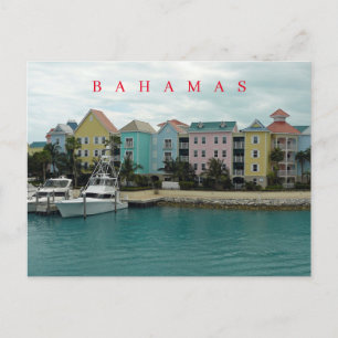 Bahamas Marina Village uitzicht briefkaart