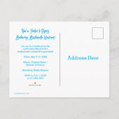 Bahamas Meisjes Trip Bachelorette Party Vakantie Uitnodiging Briefkaart (Achterkant)