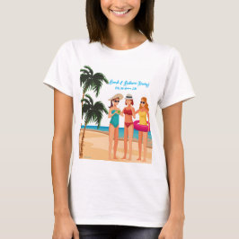 Bahamas Meisjesreis Bachelorette-feestvakantie T-shirt