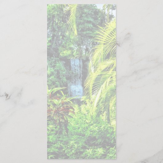 Bahama's - Menu Tropische waterval (Achterkant)