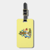 Bahama's met wapen (Caribisch paradijs) Bagagelabel (Voorkant verticaal)