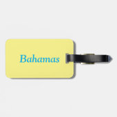 Bahama's met wapen (Caribisch paradijs) Bagagelabel (Achterkant horizontaal)