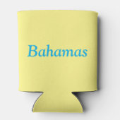 Bahama's met wapen (Caribisch paradijs) Blikjeskoeler (Achterkant)