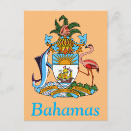 Bahama's met wapen (Caribisch paradijs) Briefkaart