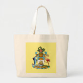 Bahama's met wapen (Caribisch paradijs) Grote Tote Bag (Voorkant)