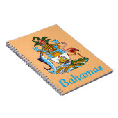 Bahama's met wapen (Caribisch paradijs) Notitieboek (Rechterzijde)