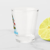 Bahama's met wapen (Caribisch paradijs) Shot Glas (Rechts)