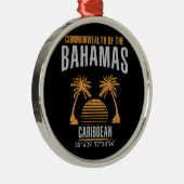 Bahamas Metalen Ornament (Rechts)