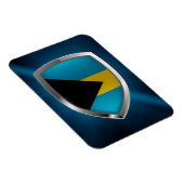 Bahamas Mettalic Emblem Magneet (Rechterzijde)