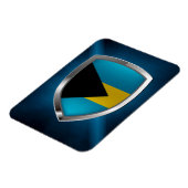 Bahamas Mettalic Emblem Magneet (Linkerzijde)