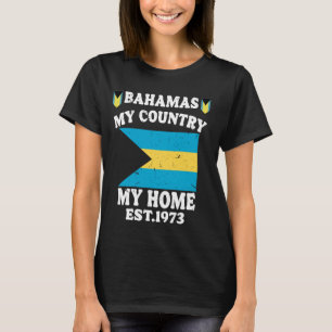 Bahama's Mijn land Mijn huis Trotse Bahamaanse Man T-shirt