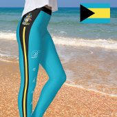 Bahama's mode leggings, Bahama's Vlag / sport Leggings