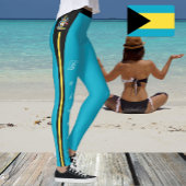 Bahama's mode leggings, Bahama's Vlag / sport Leggings