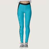 Bahama's mode leggings, Bahama's Vlag / sport Leggings (Voorkant)
