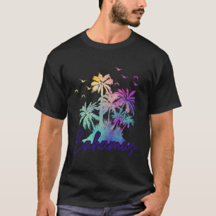 Bahamas Nassau  Palm Trees Vacking T-shirt