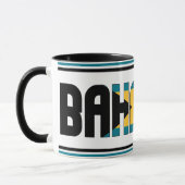 Bahamas National Flag Patriotic Coffee Mok (Links)