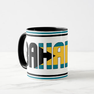 Bahamas National Flag Patriotic Coffee Mok