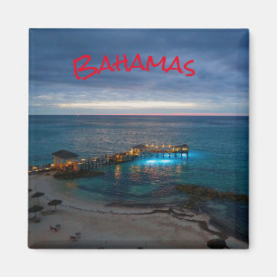 Bahamas Night Island Magneet