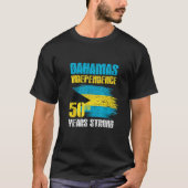 Bahama's Onafhankelijkheidsdag Bahama's 50e vierin T-shirt (Voorkant)