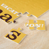 Bahamas  oude reisafdruk. legpuzzel (Zijkant)