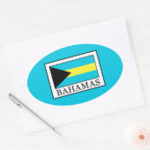 Bahamas Ovale Sticker (Envelop)